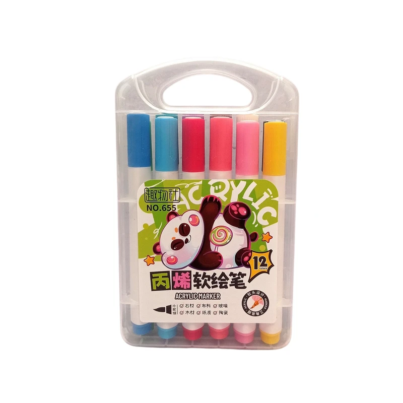 ماژیک چند منظوره مدل اکریلیک بسته 12 عددی