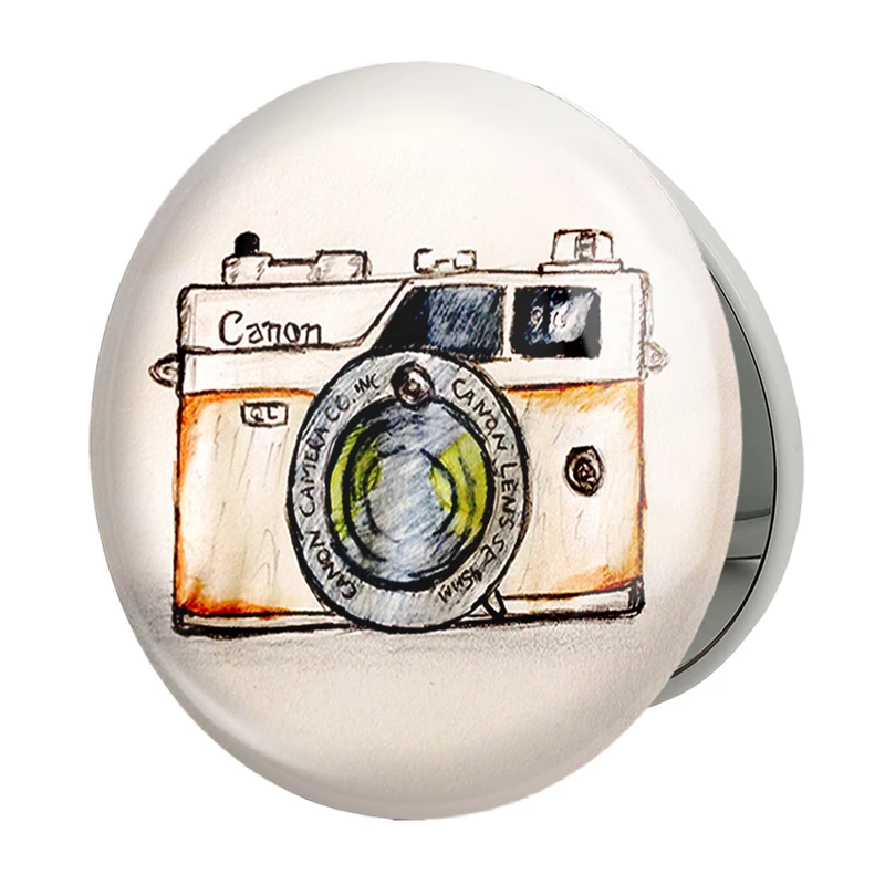 آینه جیبی خندالو طرح دوربین مدل تاشو کد 1743 