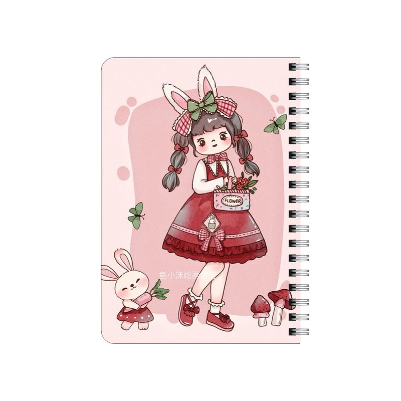 دفترچه یادداشت بامبیلیپ مدل چوبی طرح دختر خرگوشی کد 0125678