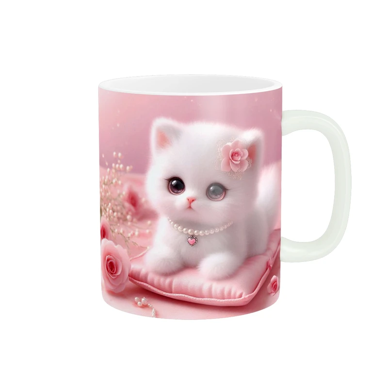 ماگ پاد آفرین طرح گربه بامزه کد 3758