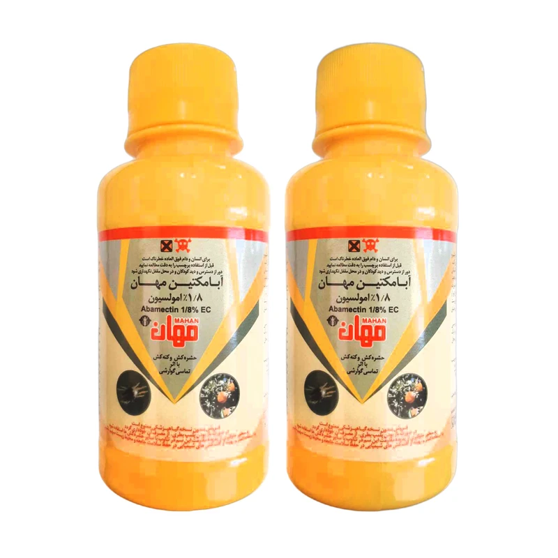 کنه کش آبامکتین مهان مدل Aba حجم 100 میلی لیتر مجموعه 2 عددی