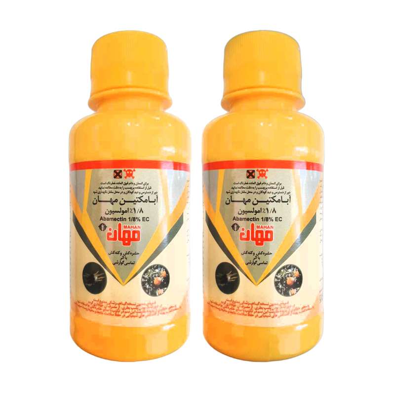 کنه کش آبامکتین مهان مدل Aba حجم 100 میلی لیتر مجموعه 2 عددی