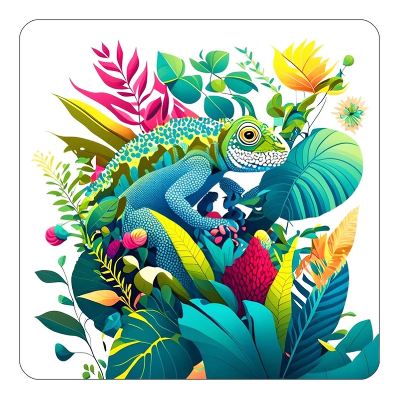 مگنت کاکتی طرح حیوانات رنگی مدل mp25816