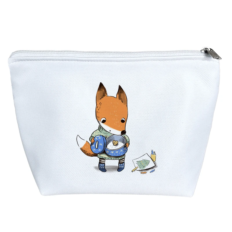 کیف لوازم آرایش دخترانه خندالو مدل روباه کد H1097