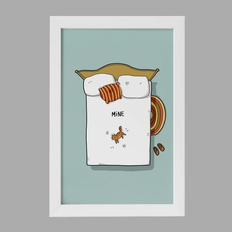 تابلو خندالو مدل گربه کد 23292