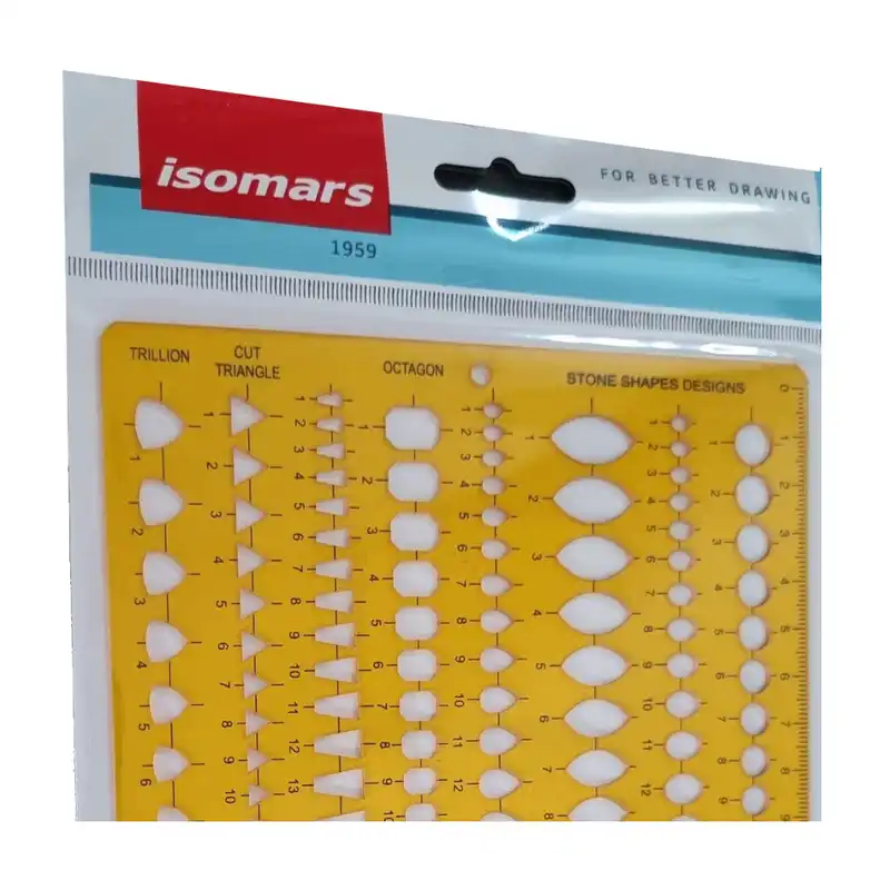 شابلون ایزومارس مدل سنگ جواهرات کد 1889