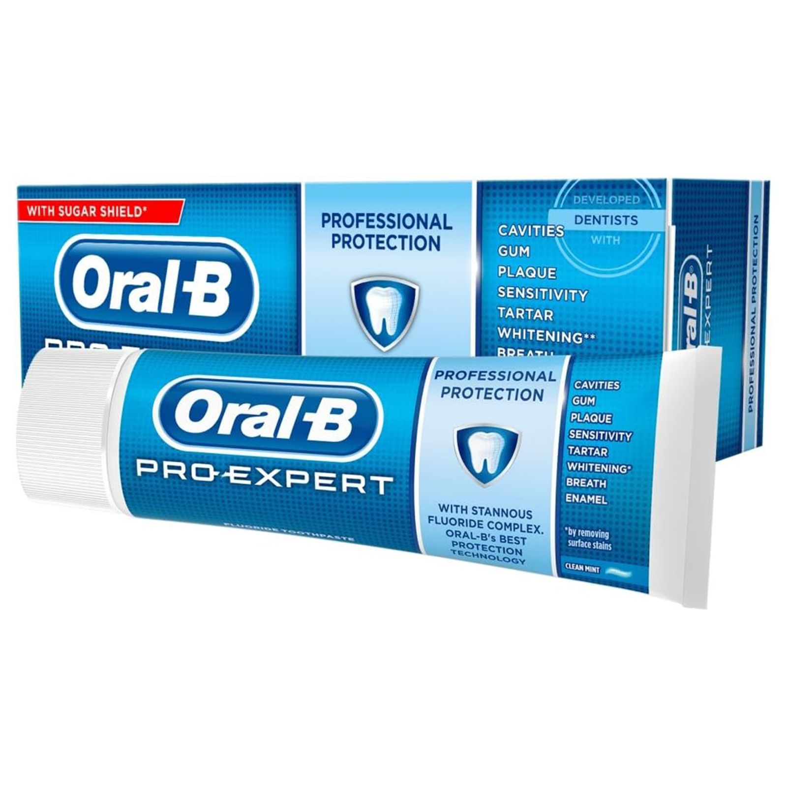 خمیر دندان اورال-بی سری Pro-Expert All Around Protection مدل Clean Mint حجم 75 میلی لیتر -  - 8