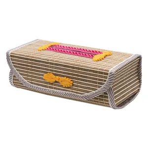 جای دستمال کاغذی مدل حصیری کد 03