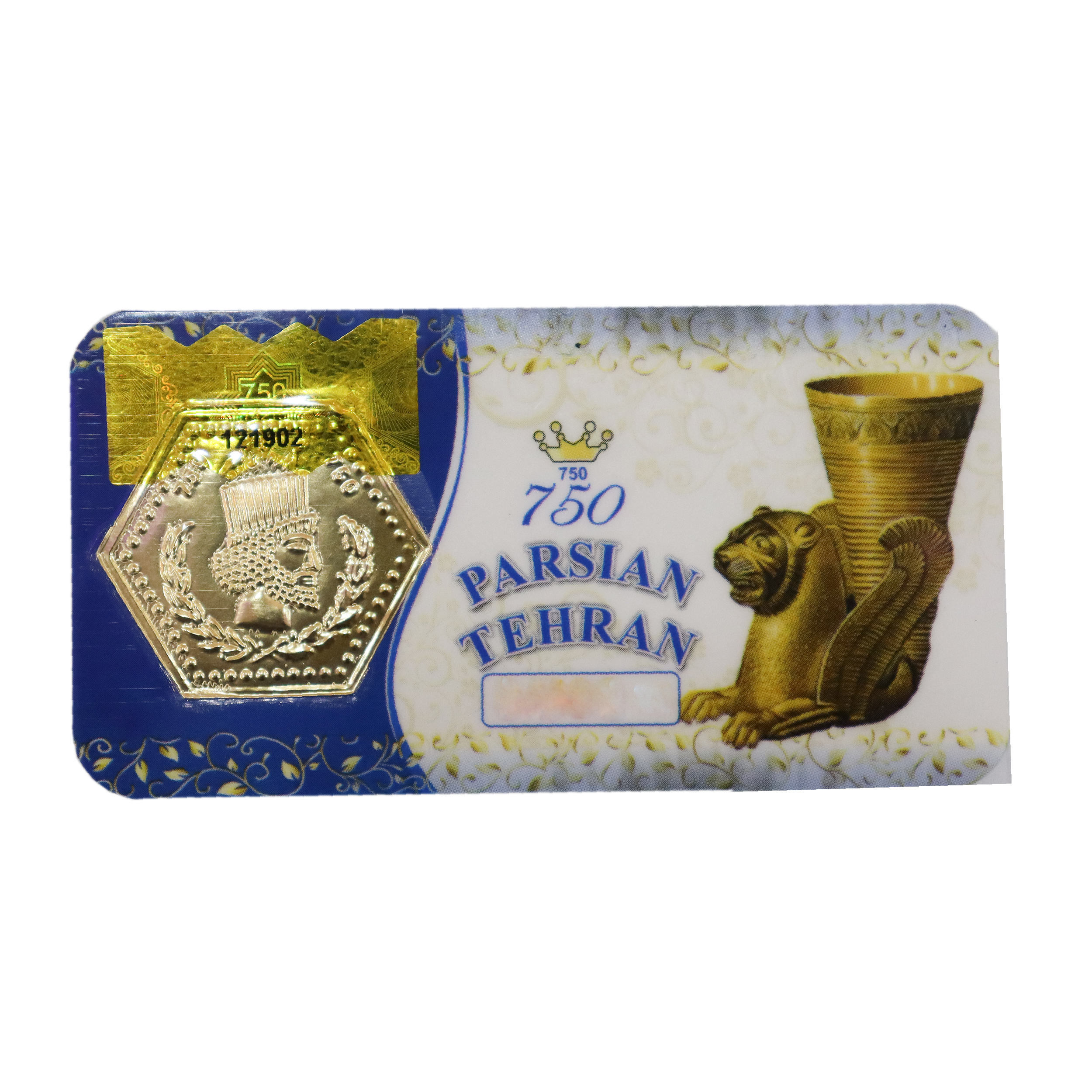 سکه گرمی طلا 18 عیار پارسیان تهران مدل JPT750