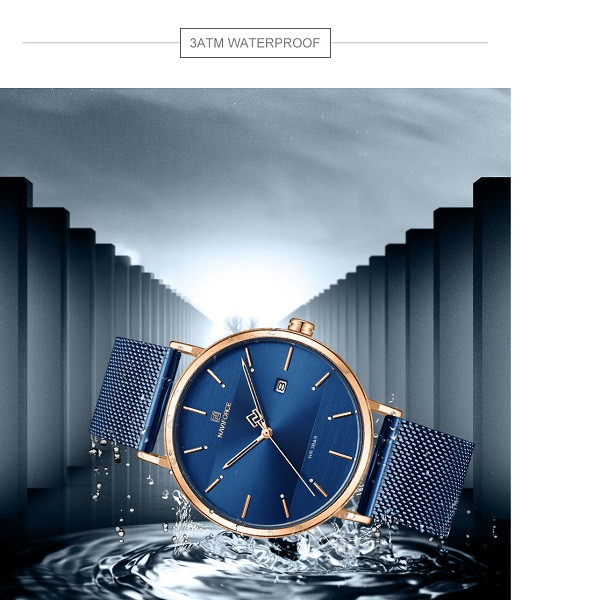 ساعت مچی عقربه‌ای مردانه نیوی فورس مدل 3008BE