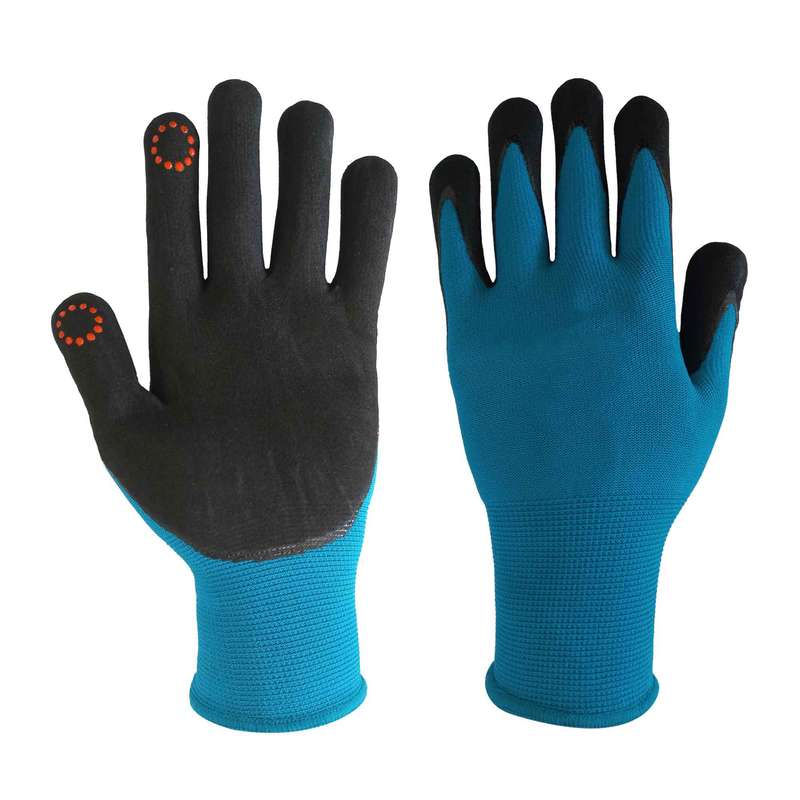 دستکش ایمنی مدل نیتریل فوم انگشت تاچ