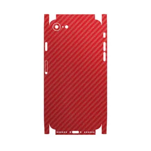 MAHOOT Red-Fiber-FullSkin Cover Sticker for Apple iPhone SE 2022