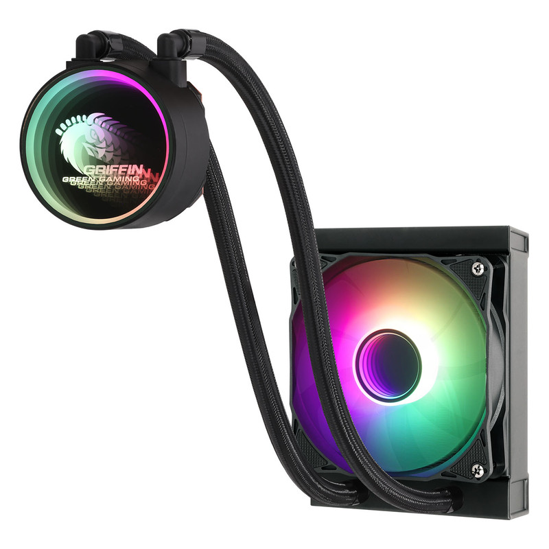 سیستم خنک کننده آبی گرین مدل GLACIER 120 ECO-ARGB