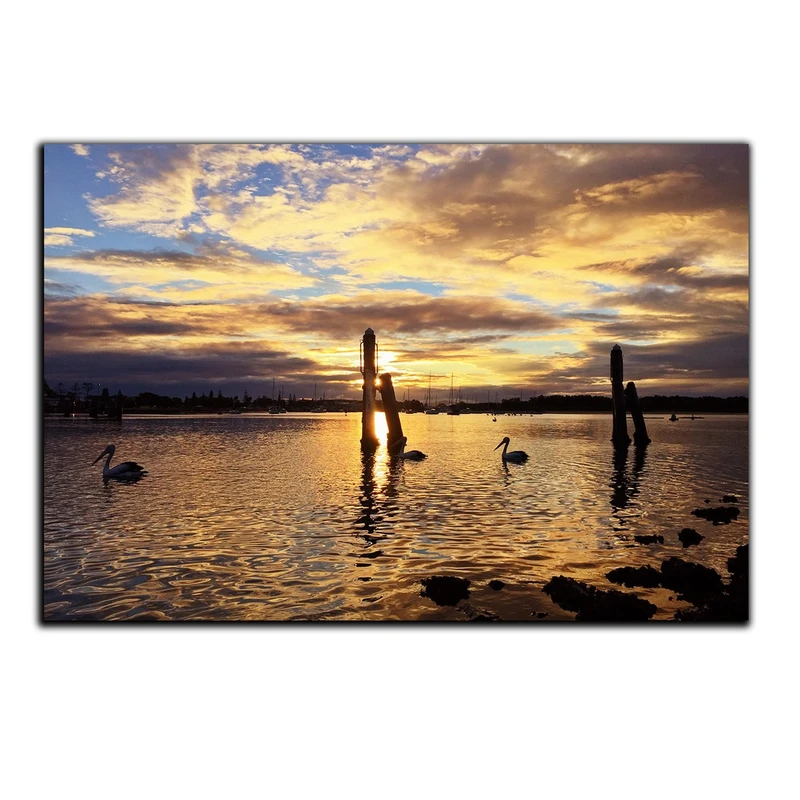 تابلو شاسی بکلیت طرح منظره غروب و طبیعت مدل SH-560