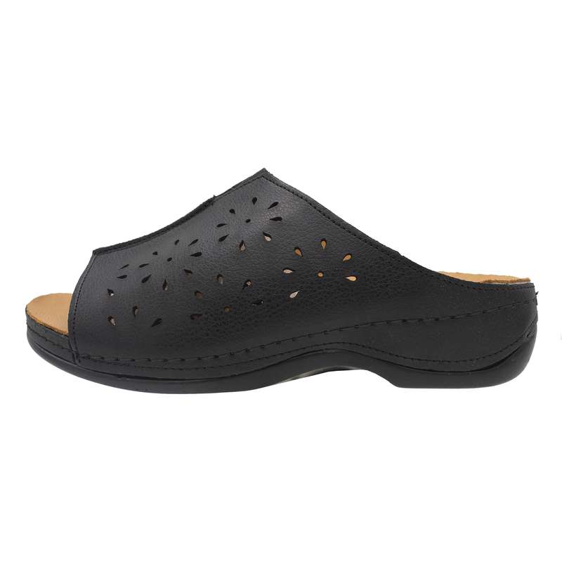 دمپایی زنانه دکتر فام مدل مهتا رنگ مشکی