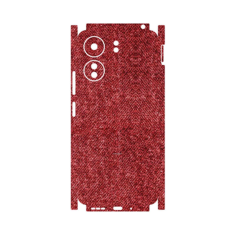 برچسب پوششی ماهوت مدل Fabric Texture 4-FullSkin مناسب برای گوشی موبایل شیائومی Poco C65