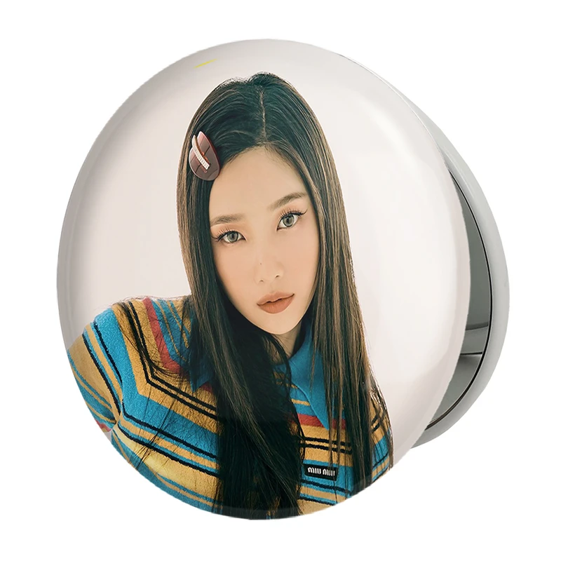 آینه جیبی خندالو طرح جوی گروه رد ولوت Red Velvet مدل تاشو کد 19637 