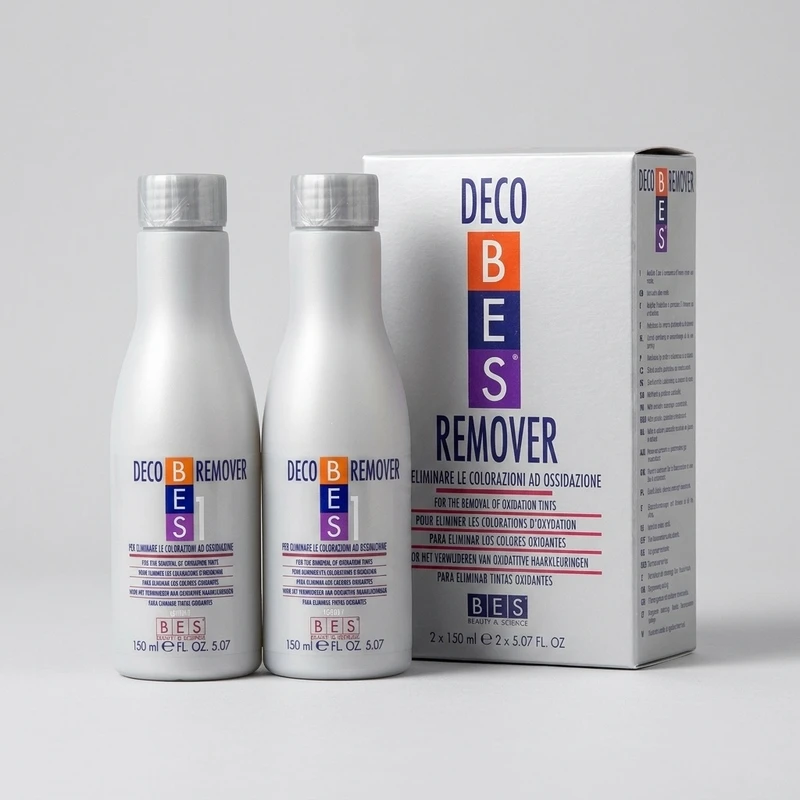 کیت پاک کننده رنگ مو بس مدل Decobes remover حجم 150میلی لیتر بسته 2 عددی
