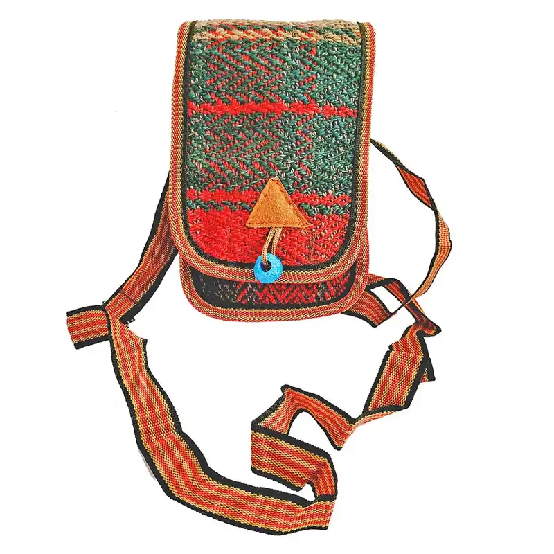 کیف دوشی دست دوز مدل جاجیمی سنتی