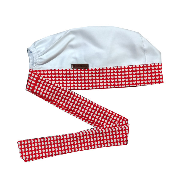 کلاه جراحی مدل کراواتی کد قلب 001
