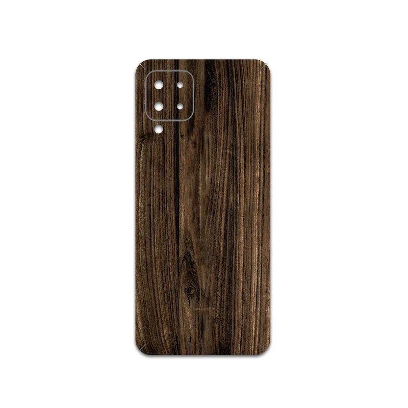 برچسب پوششی ماهوت مدل Dark-Walnut-Wood مناسب برای گوشی موبایل سامسونگ Galaxy M22