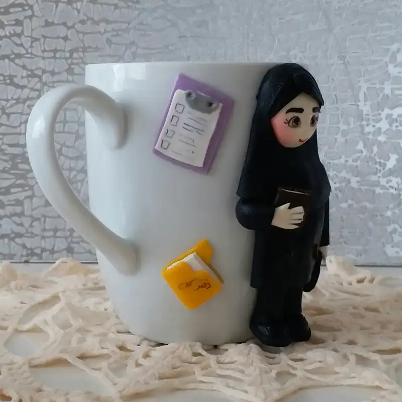 ماگ سرامیکی مدل دختر عروسکی L956