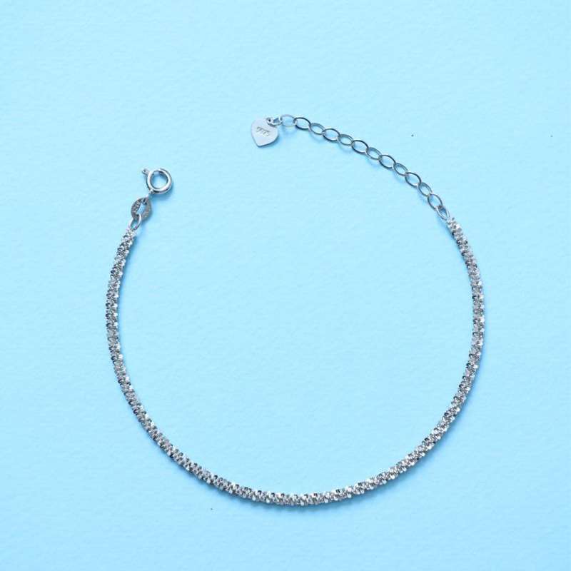 دستبند نقره زنانه مدل خاویاری