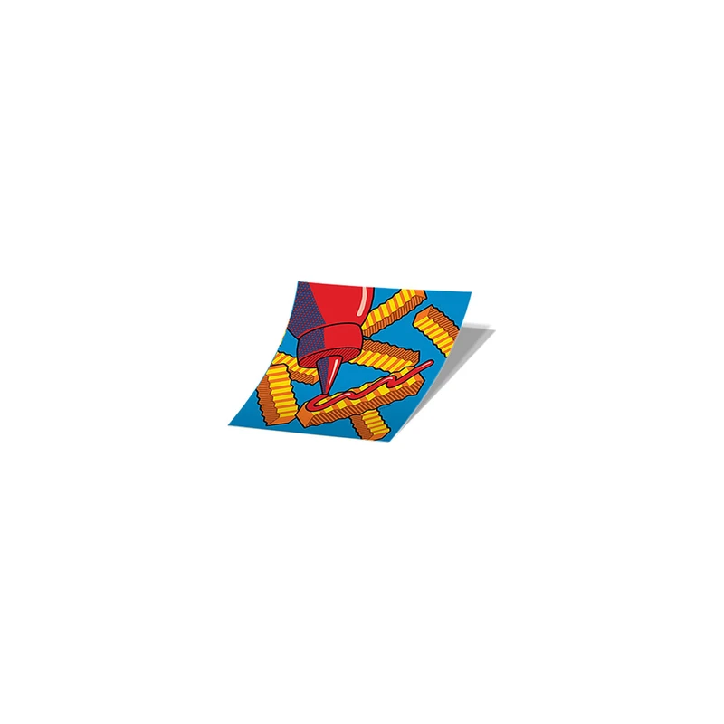 استیکر تزئینی موبایل و تبلت لولو مدل سیب زمینی سرخ کرده کد 472