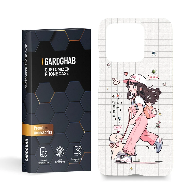  کاور گارد قاب مدل دخترانه مناسب برای گوشی موبایل شیائومی Redmi 10C