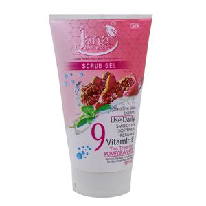 ژل لایه بردار صورت جانا مدل Pomegranate حجم 120 میلی لیتر