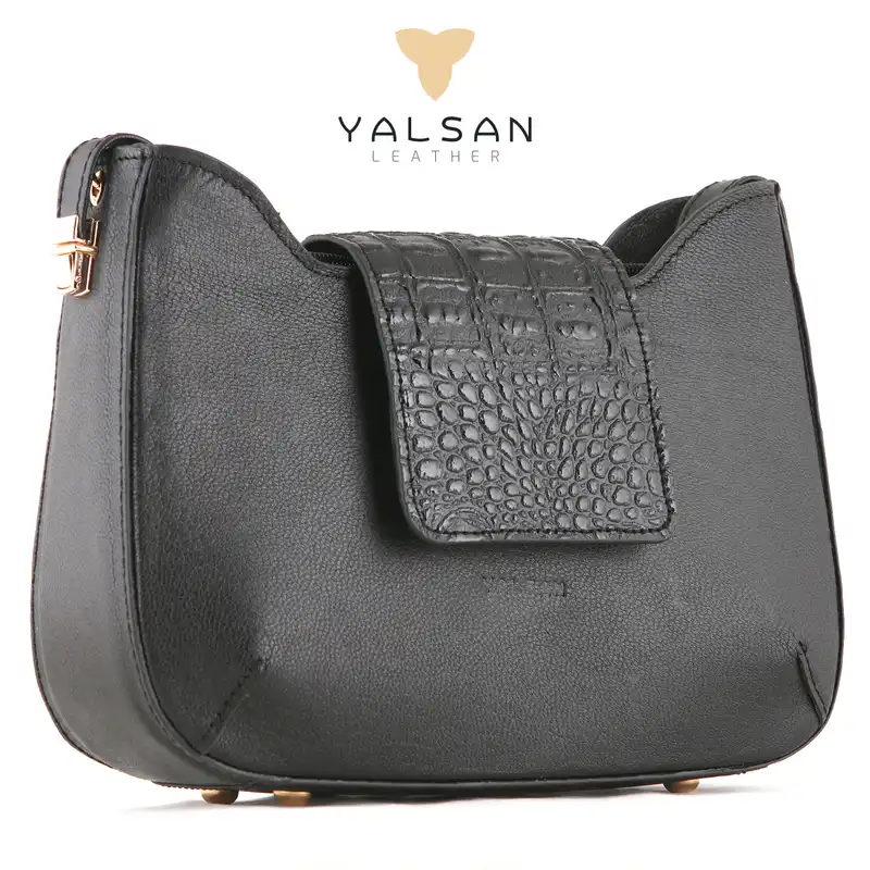 ست کیف و کفش زنانه چرم یلسان مدل راشا کد SERENA-GAN-914-msk