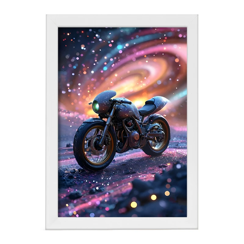 تابلو خندالو مدل موتور و کهکشان کد F11523