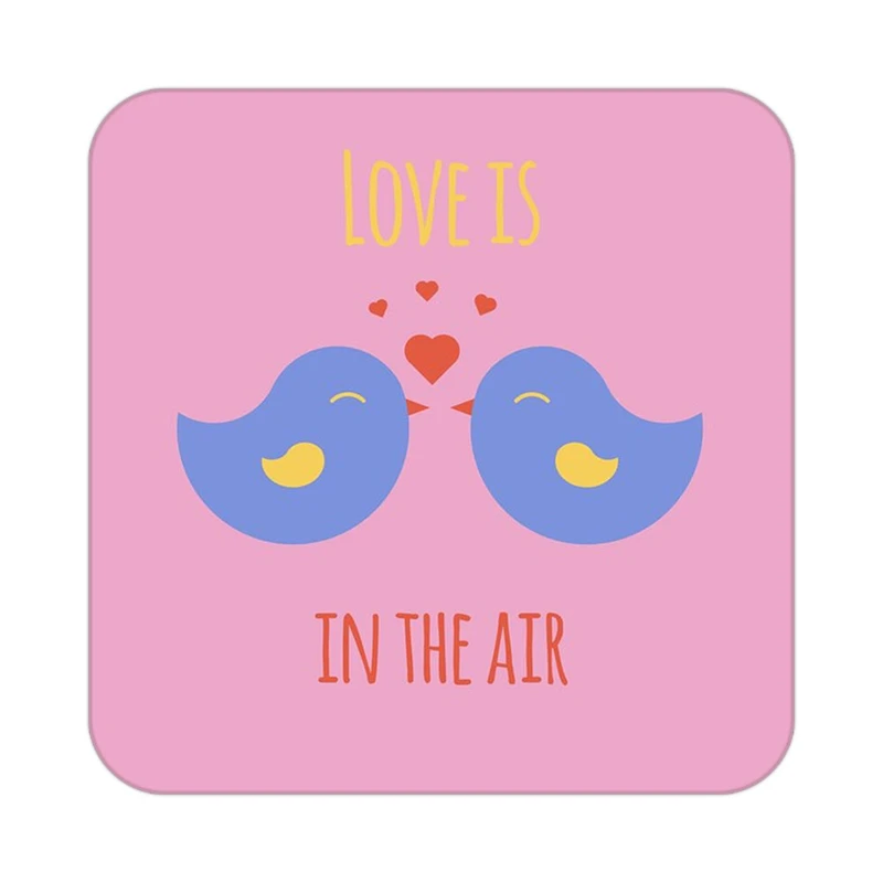 زیر لیوانی کاکتی طرح عاشقانه مدل mp40609