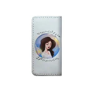 کیف پول چرمی ترمه طراحان ایده مدل تنهایی من کد shj052