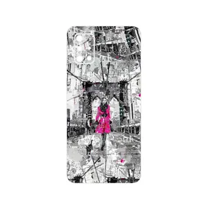 MAHOOT Collage of Catwalk Bridge Cover Sticker for Samsung Galaxy A71