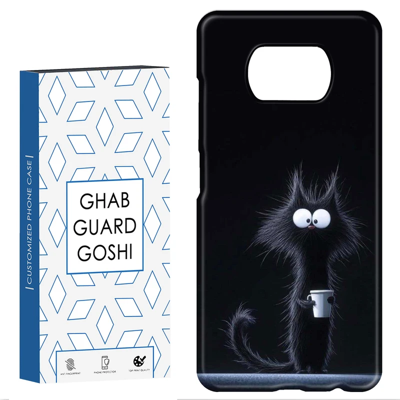 کاور قاب گارد گوشی طرح گربه سیاه کد Dimo-808 مناسب برای گوشی موبایل شیائومی POCO X3 / X3 PRO / X3 NFC