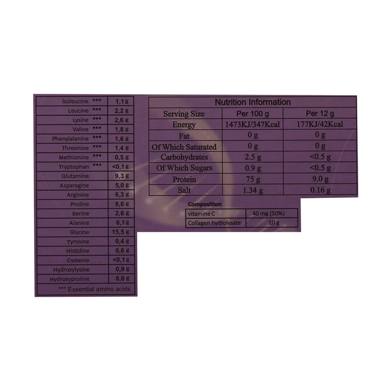 عکس شماره 3 : ساشه کلاژن زیرو آیرون مکس-12 گرم بسته 20 عددی