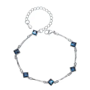 دستبند نقره زنانه کوبیک کد QB-B6005