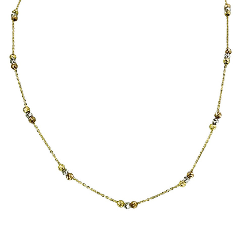 زنجیر طلا 18 عیار زنانه مدل البرنادو