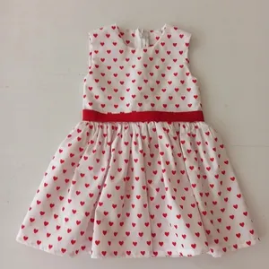 پیراهن دخترانه طرح قلب کد 00991