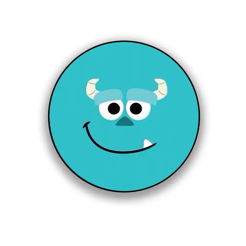 زیر لیوانی طرح سالیوان کارخانه هیولاها