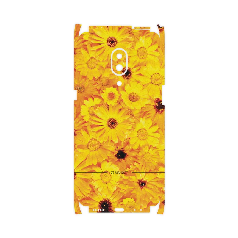 برچسب پوششی ماهوت مدل Yellow-Flower-FullSkin مناسب برای گوشی موبایل لنوو Z5 Pro