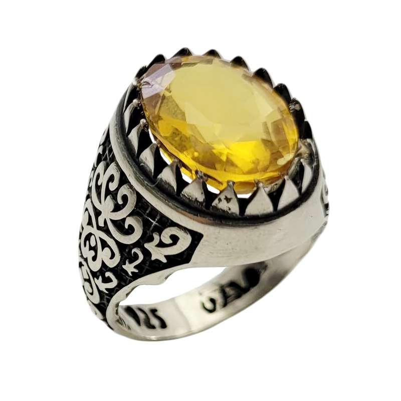 انگشتر نقره مردانه کد 4464969