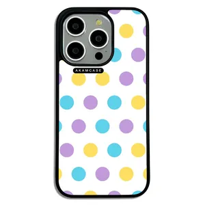 AKAM AMC-WA15PRO-PASTEL PATTERN6 Cover For Apple iPhone 15 Pro