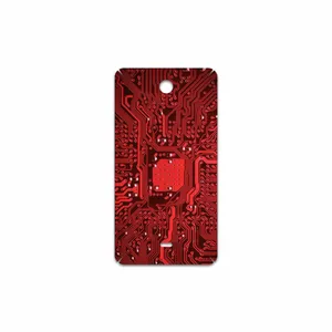 MAHOOT Red Printed Circuit Board Cover Sticker for Microsoft Lumia 430