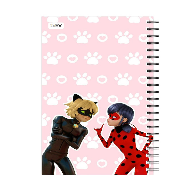 دفتر 120 برگ ویتادل طرح دختر کفش دوزکی مدل 5