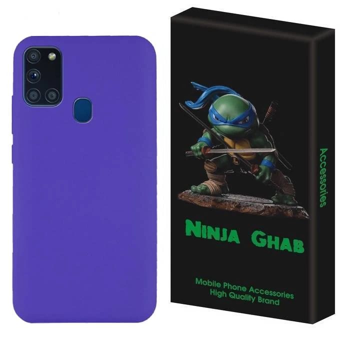کاور نینجا قاب مدل سیلیکونی پاک کنی مناسب برای گوشی موبایل سامسونگ Galaxy A21s