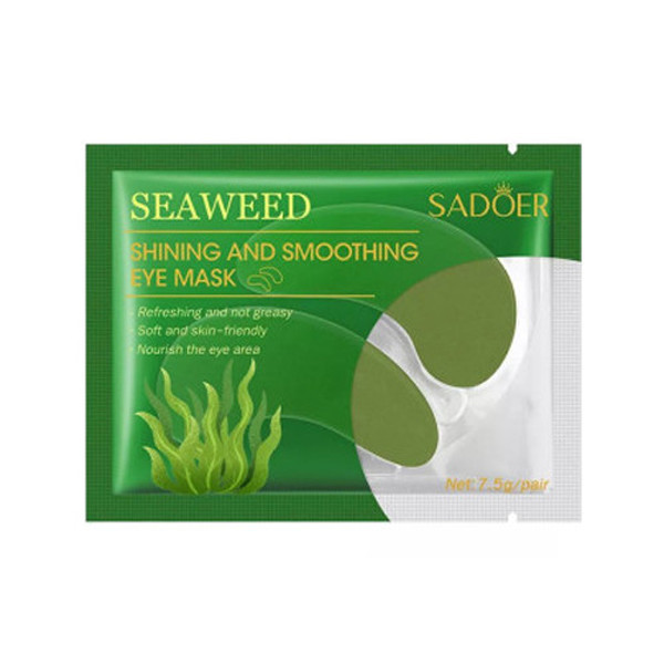 ماسک آبرسان زیر چشم سادور مدل Seaweed با عصاره جلبک دریایی، مرطوب‌کننده، ضد پیری، سفت کننده، روشن‌کننده، آنتی‌اکسیدان، مناسب انواع پوست، وزن 7.5 گرم