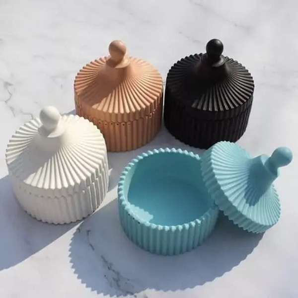 مجموعه ظروف هفت سین 6 پارچه مدل شیاردار