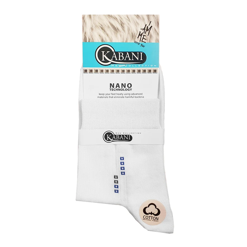 جوراب  مدل اسپرت نخ پنبه ساده کد 244.w.1